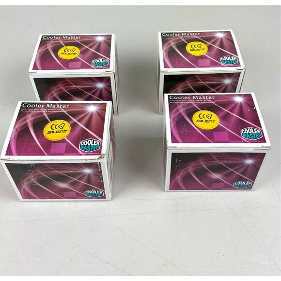Cooler Master CK8-8JD2B-0L-GP 80mm CPU Cooler Set Of 4- New In The Box FA2469 - Picture 2 of 6